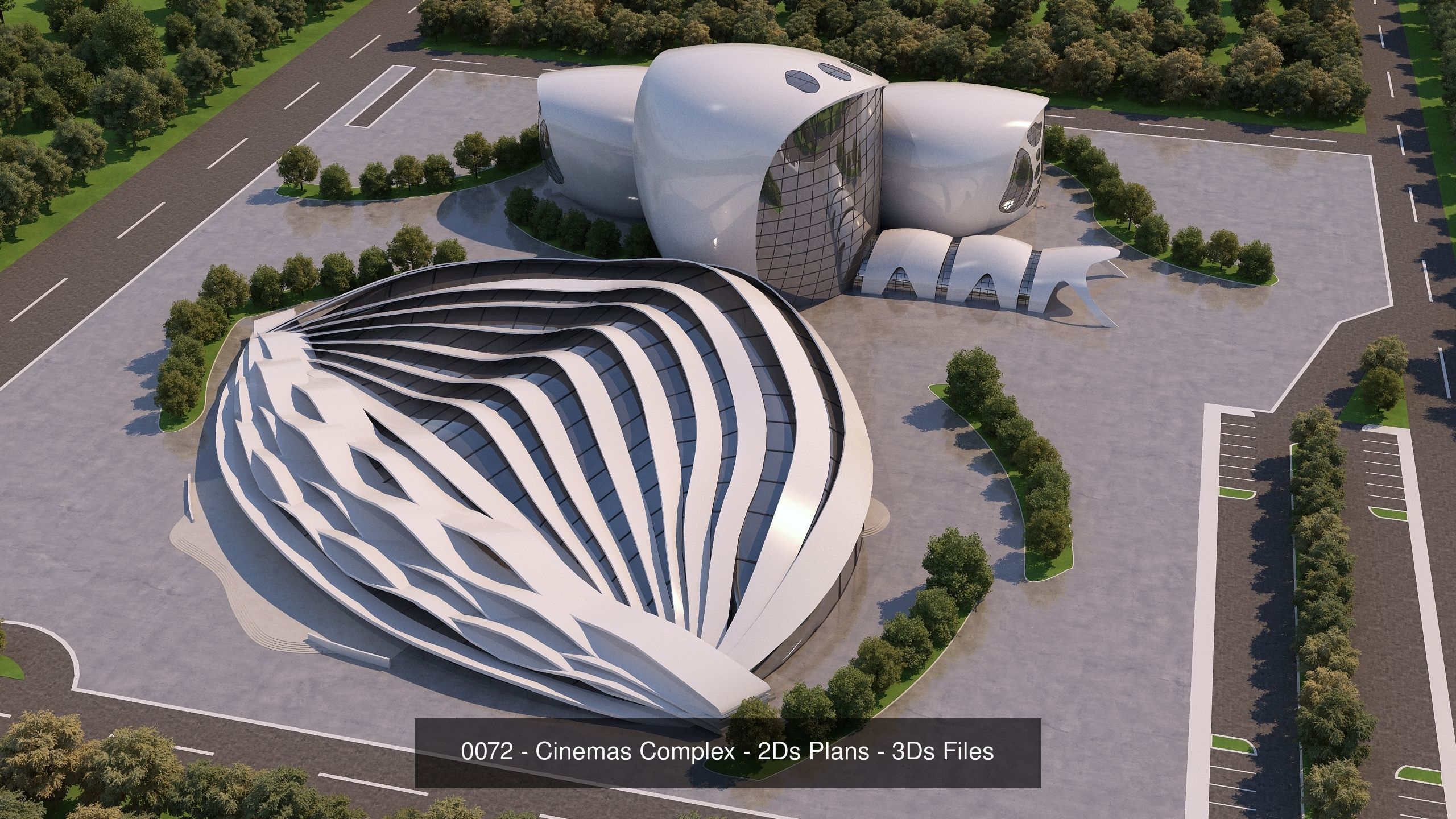 12 Architecture 3D Projects - 2D Drawings - Collection 02 _8