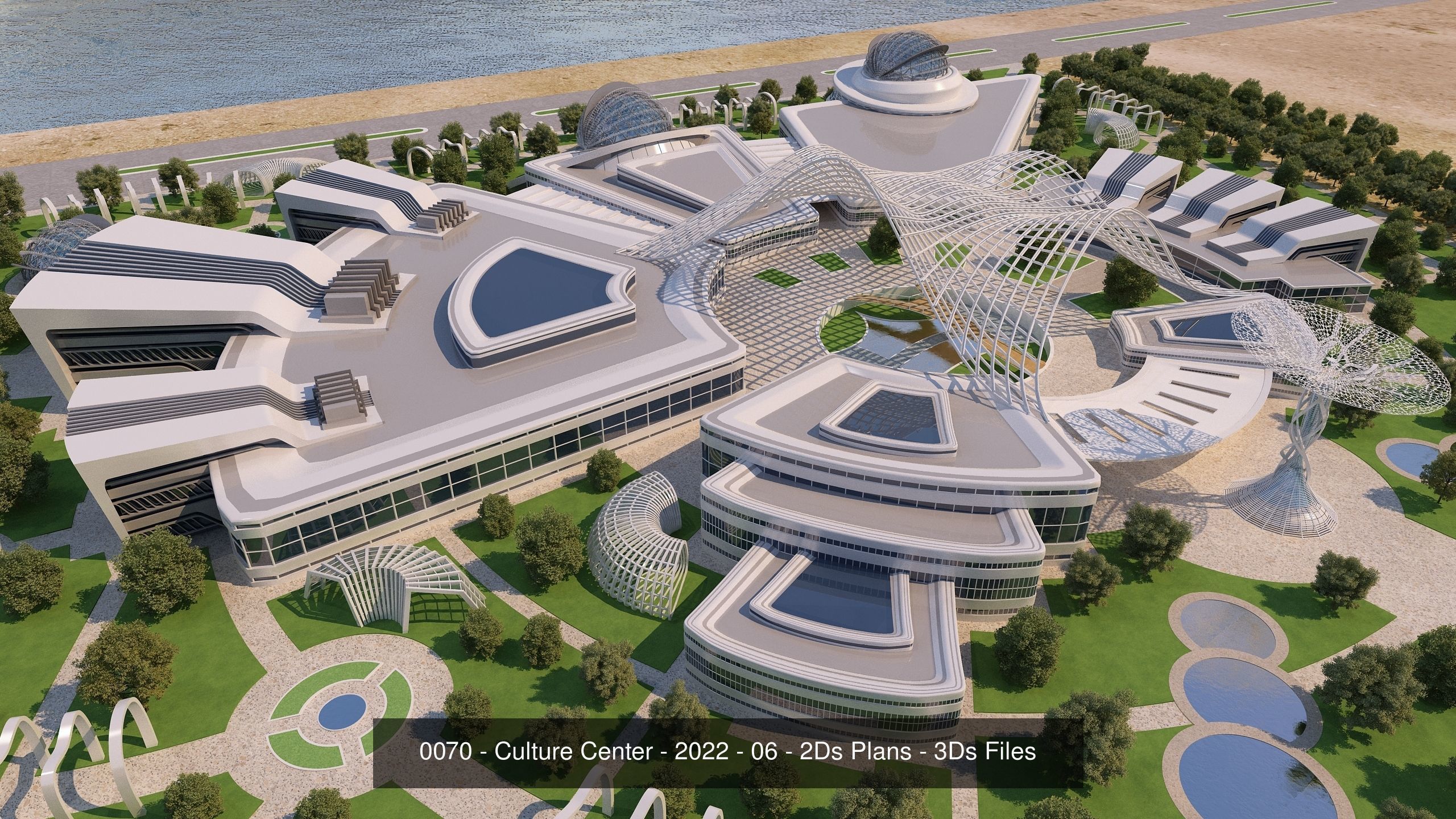 12 Architecture 3D Projects - 2D Drawings - Collection 02 _6