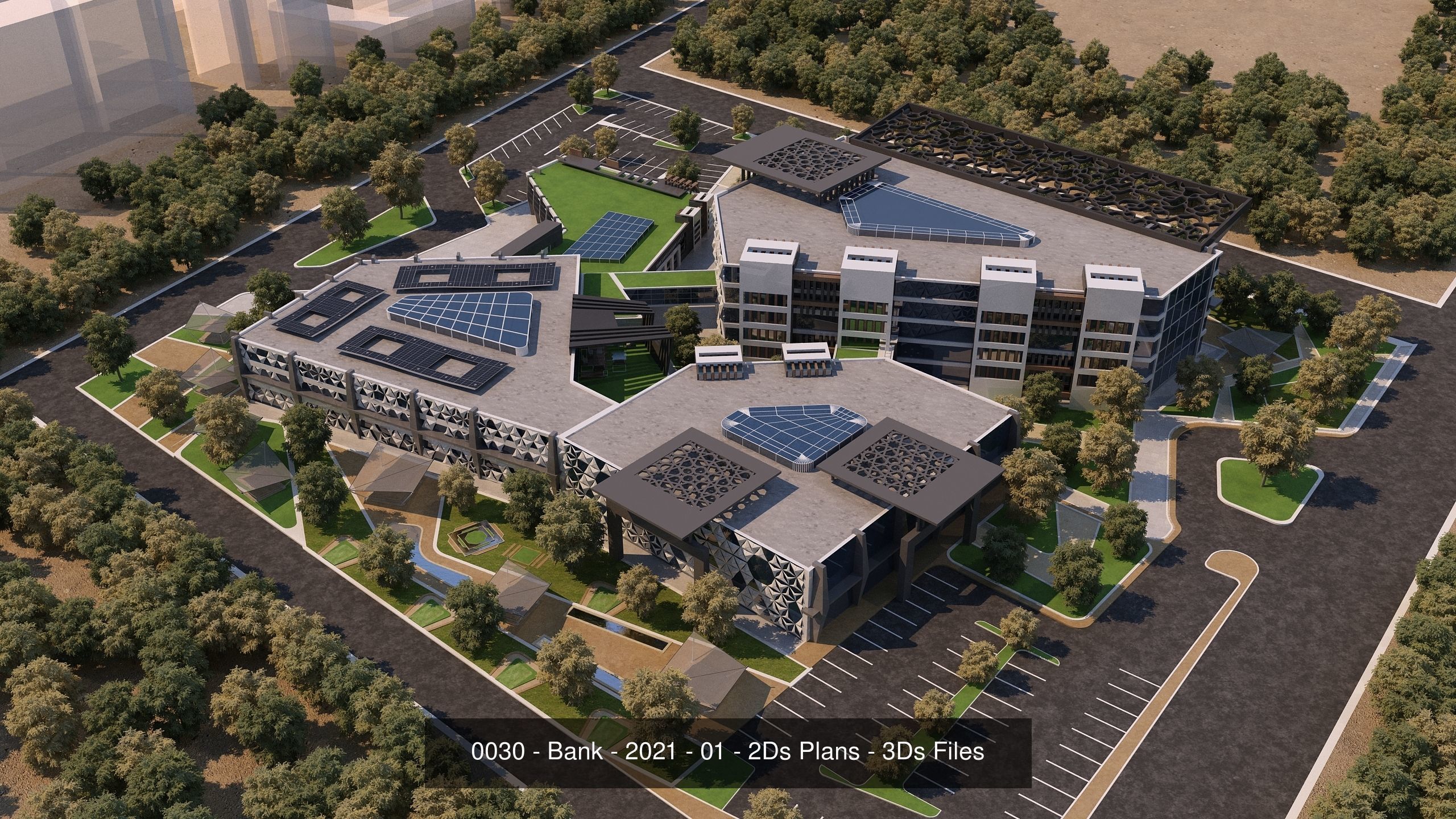 12 Architecture 3D Projects - 2D Drawings - Collection 03 _9