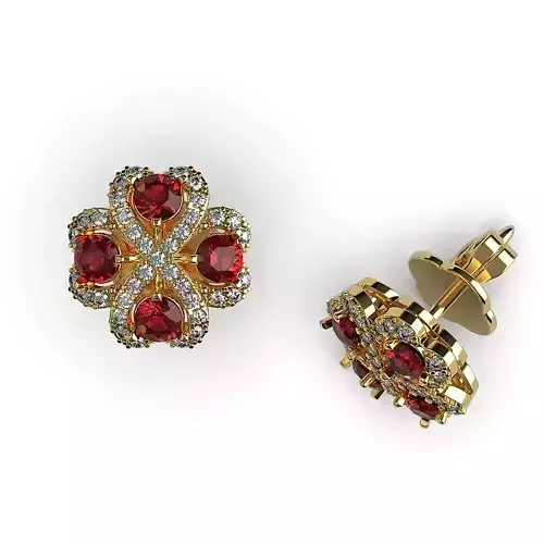 Faberge Earrings Studs 