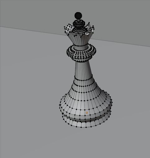 Chess Pieces Blender 3D models Low-poly 3D model_8