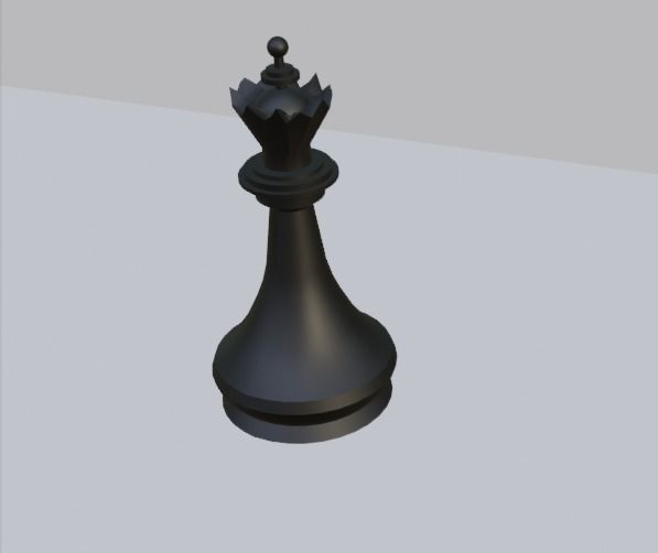 Chess Pieces Blender 3D models Low-poly 3D model_5