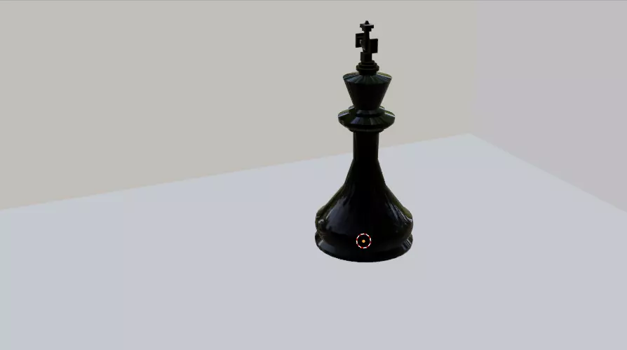 Chess Pieces Blender 3D models Low-poly 3D model_0