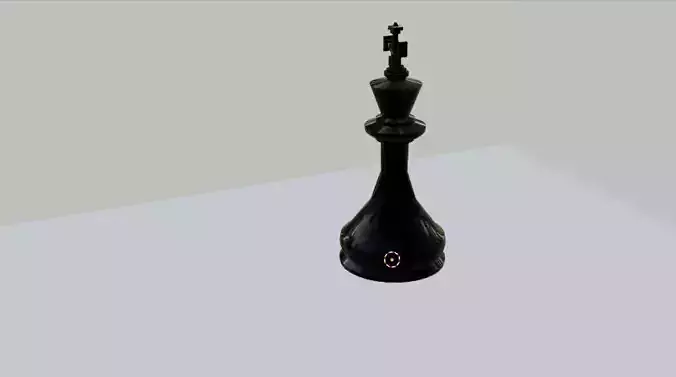 Chess Pieces Blender 3D models Low-poly 3D model