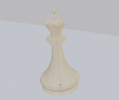 Chess Pieces Blender 3D models Low-poly 3D model_6