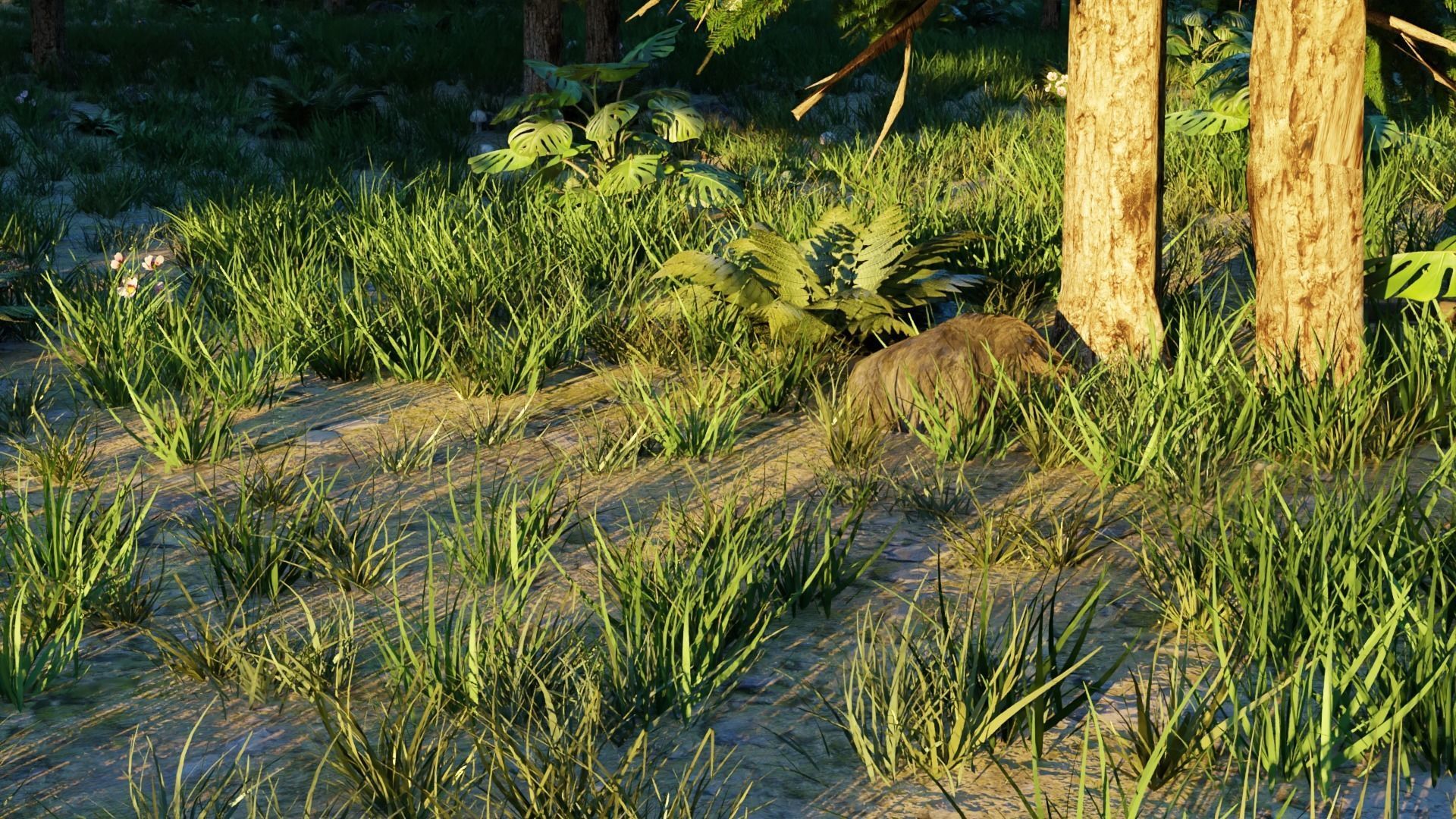 Spring Forest 3D model_9