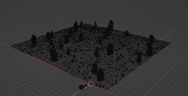 Spring Forest 3D model_10