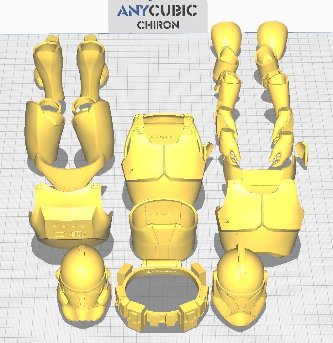 Star Wars Clone Trooper phase1 phase2 OneSix 12 inch Armor 3D print model_7