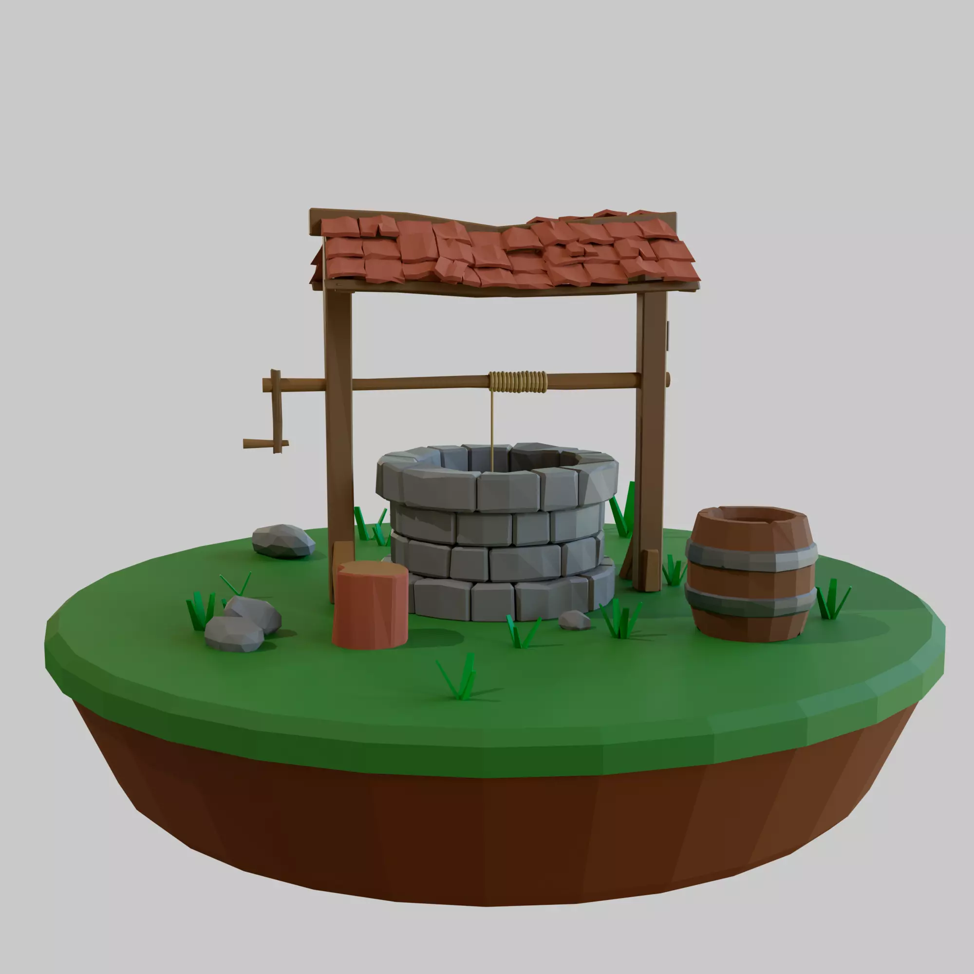 Well scene Free 3D model