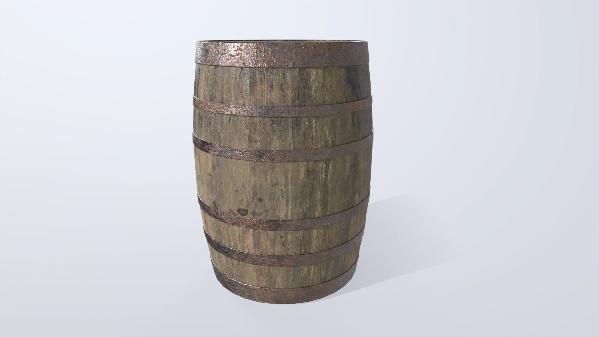 Wooden Crates Low-poly 3D model_12
