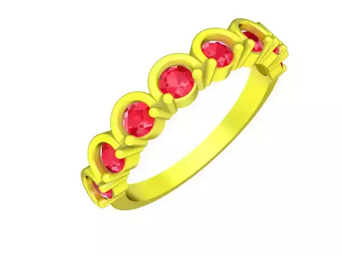 hongkong simple diamond women ring 4842