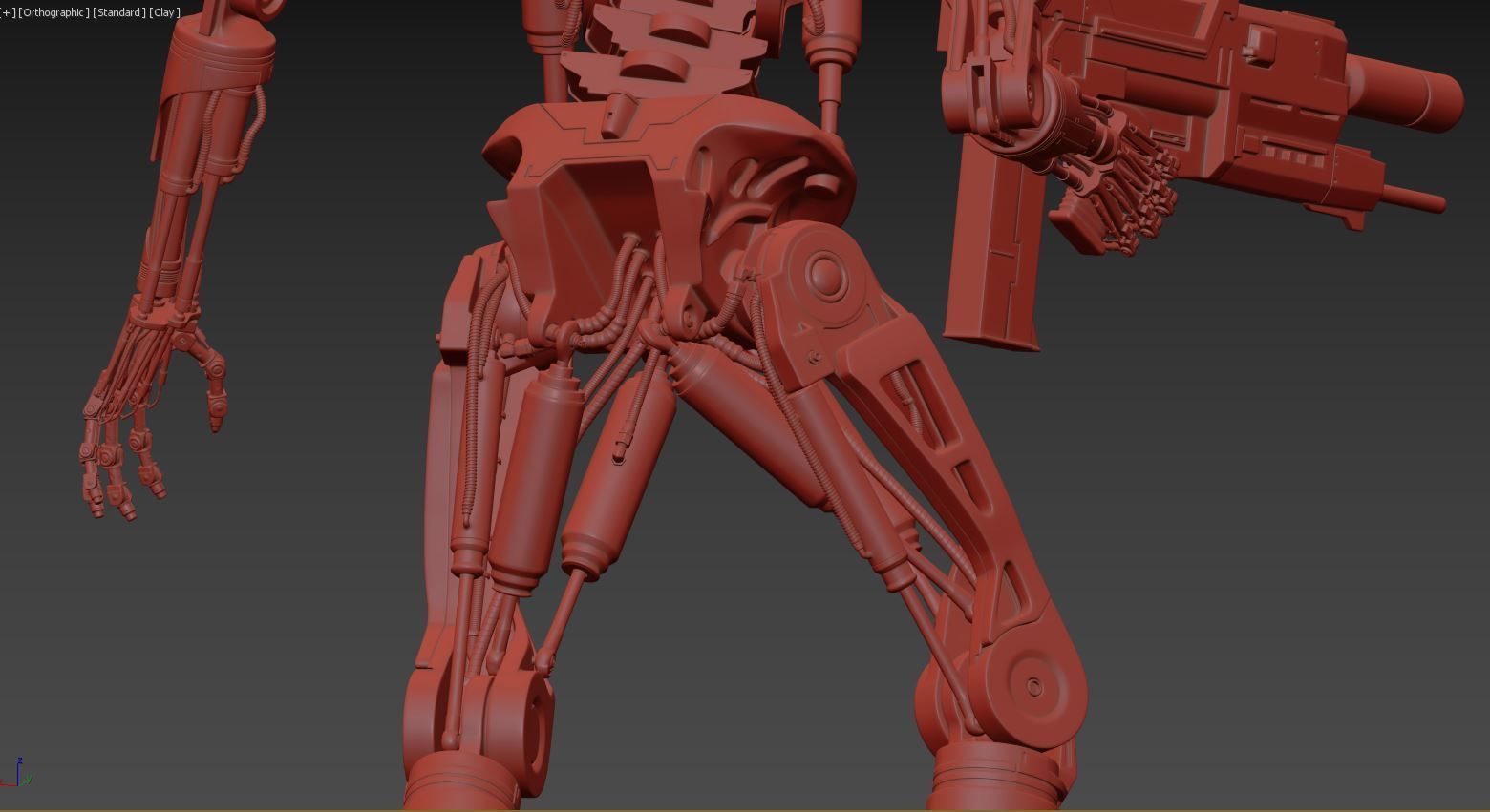 T-800 Terminator 2 Judgment Day High Detal 3D print model_24