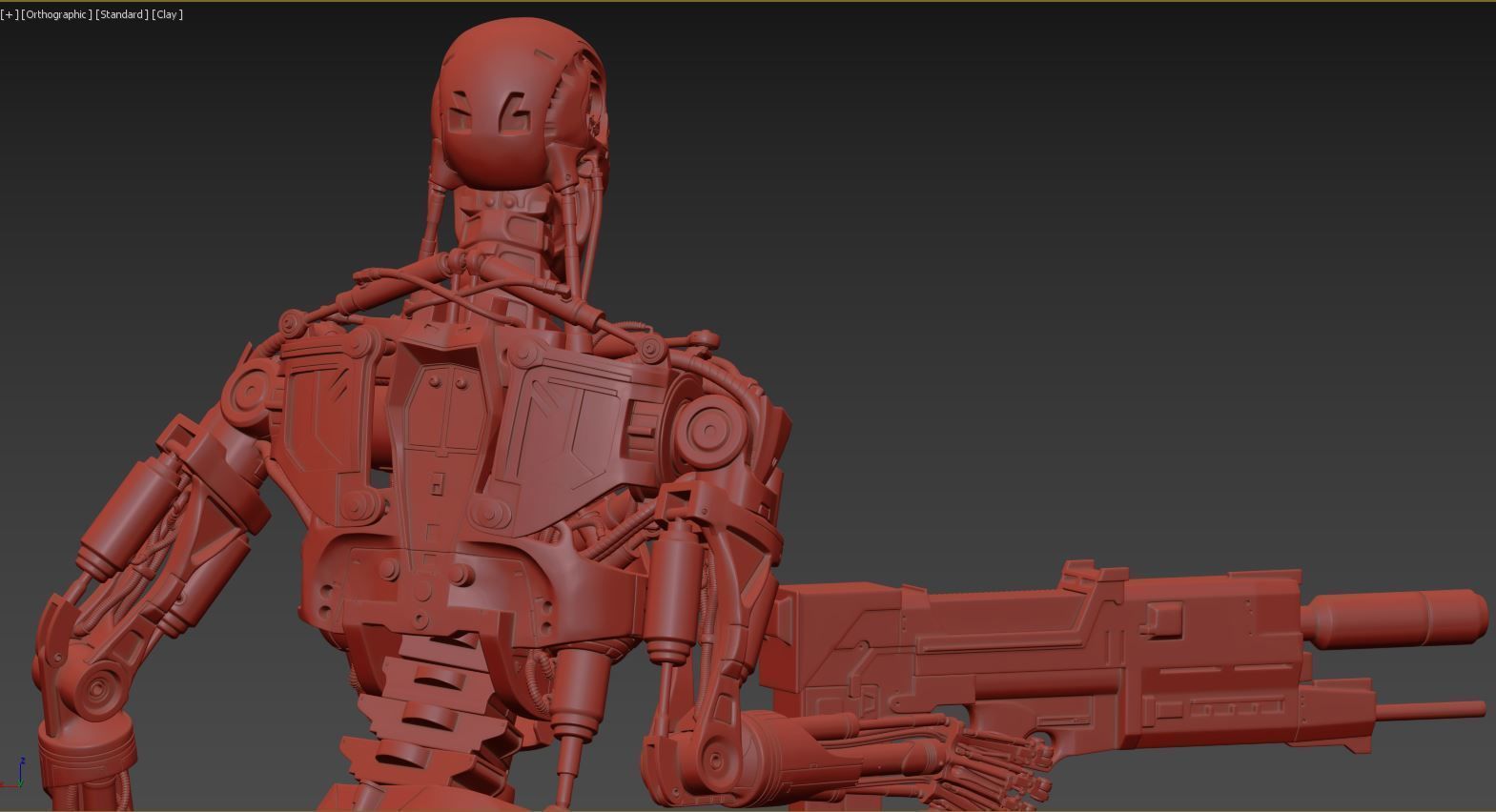 T-800 Terminator 2 Judgment Day High Detal 3D print model_30