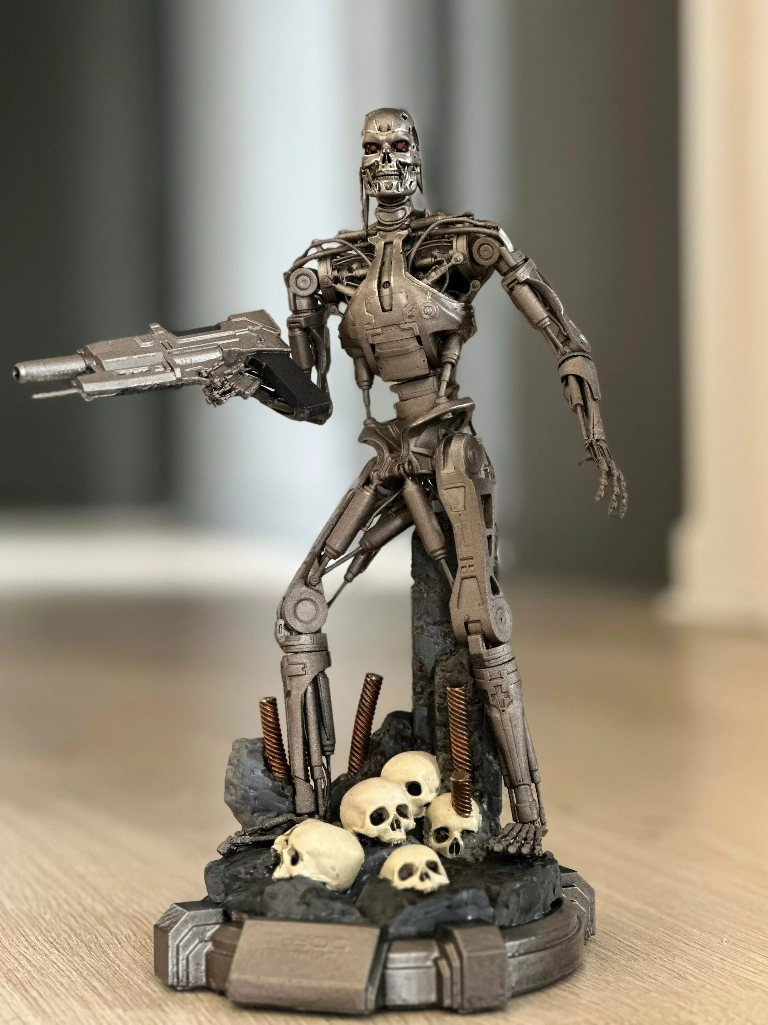 T-800 Terminator 2 Judgment Day High Detal 3D print model_0