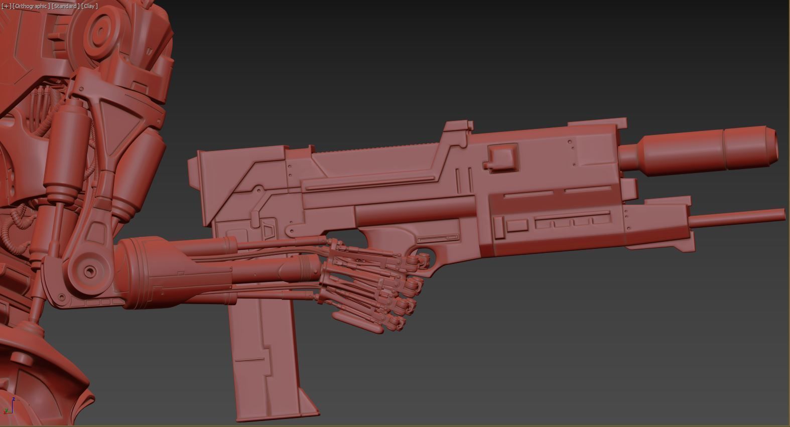 T-800 Terminator 2 Judgment Day High Detal 3D print model_32