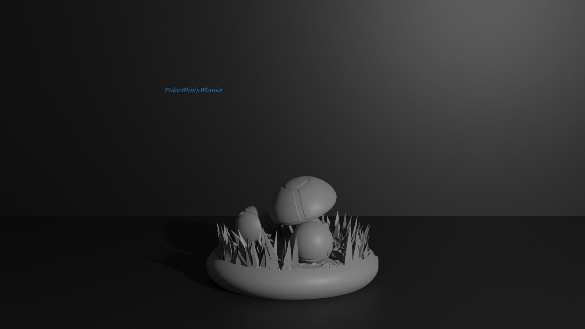 Foongus and Amoonguss 3D print model 3D print model_11