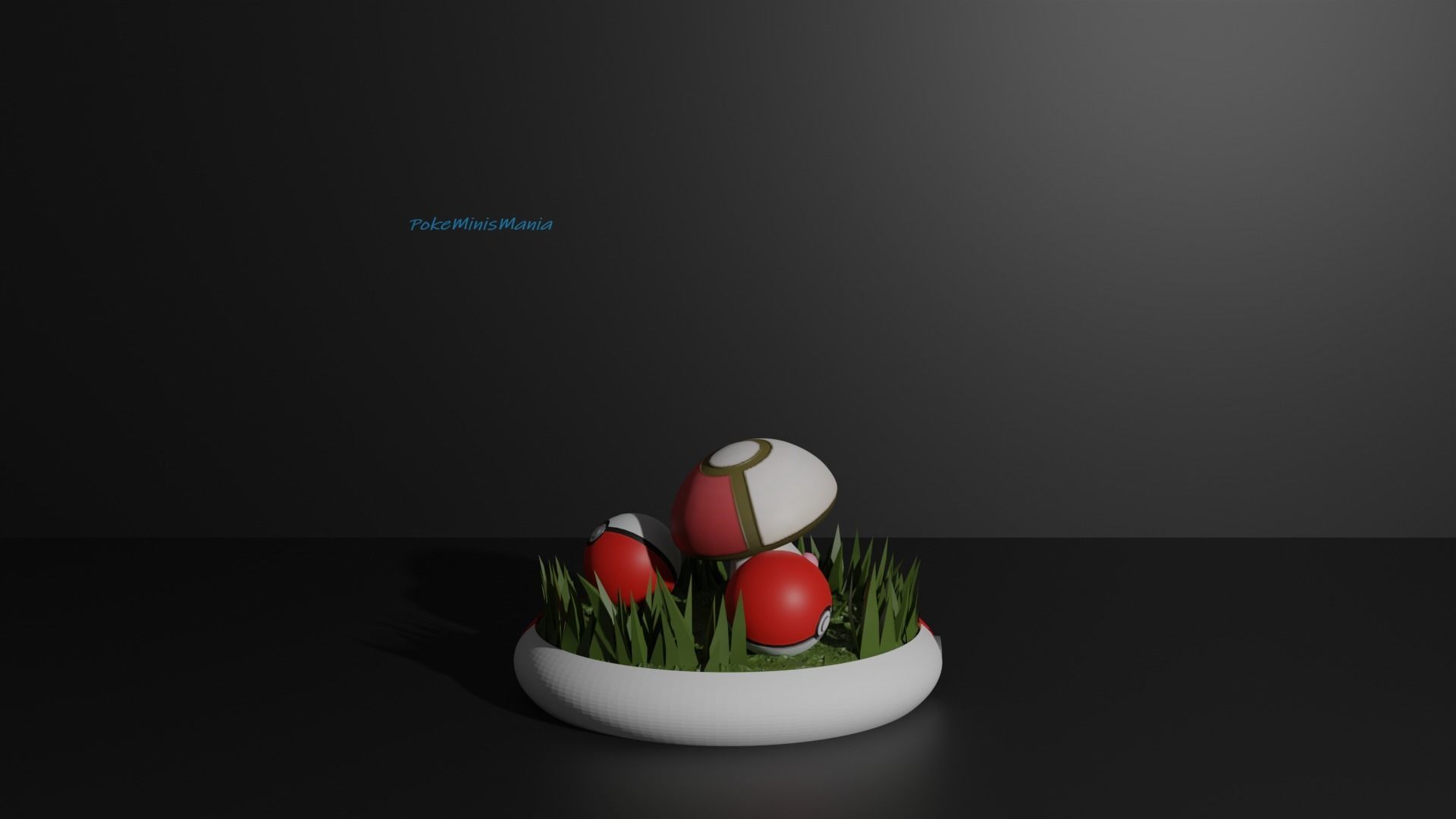 Foongus and Amoonguss 3D print model 3D print model_3