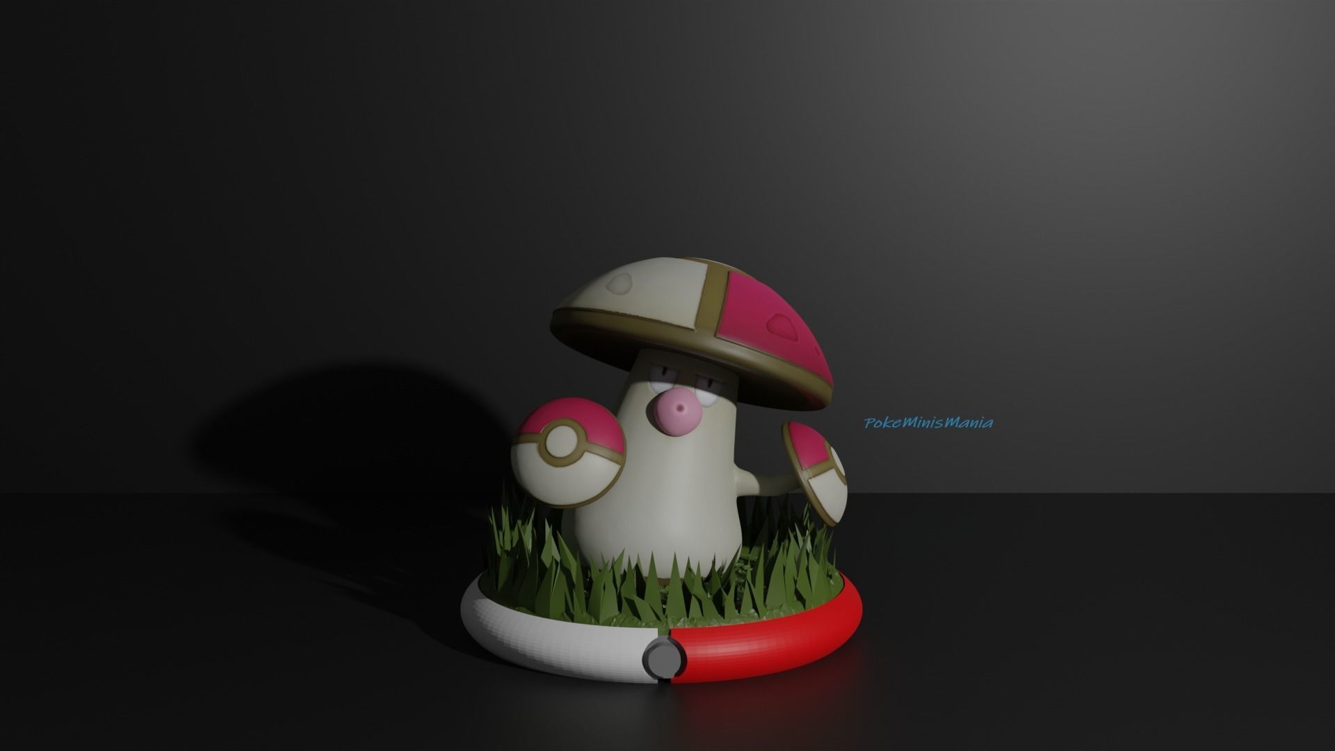 Foongus and Amoonguss 3D print model 3D print model_5