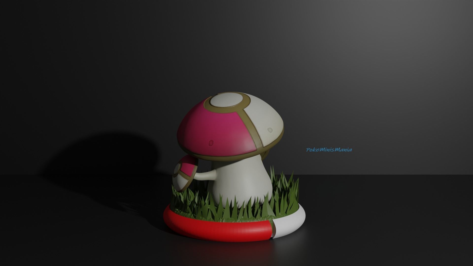 Foongus and Amoonguss 3D print model 3D print model_8