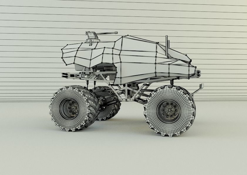 monster trucks 2  3D model_7