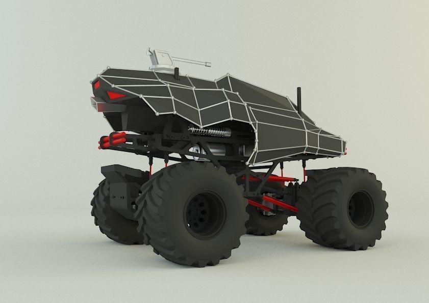 monster trucks 2  3D model_11