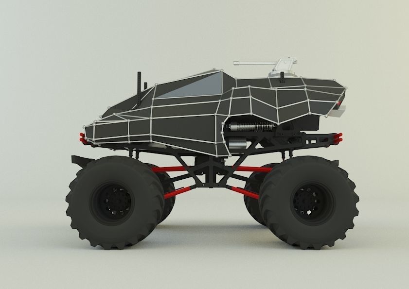 monster trucks 2  3D model_1