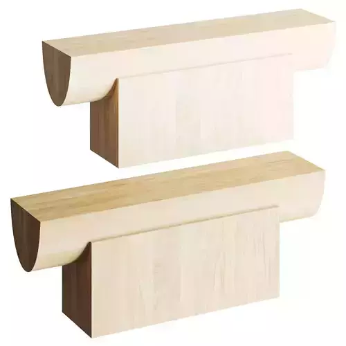 Elbert Console Table 3D model