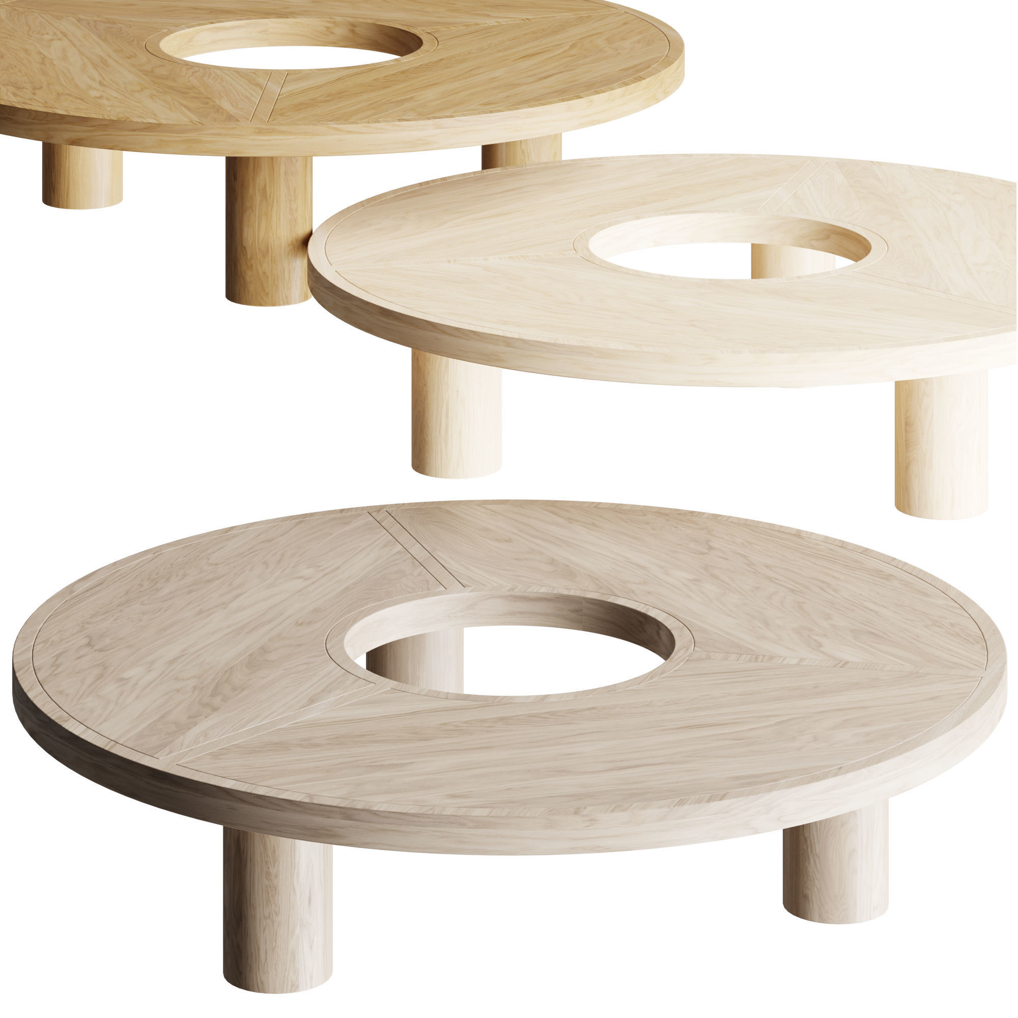 Fan Cocktail Table 3D model_1