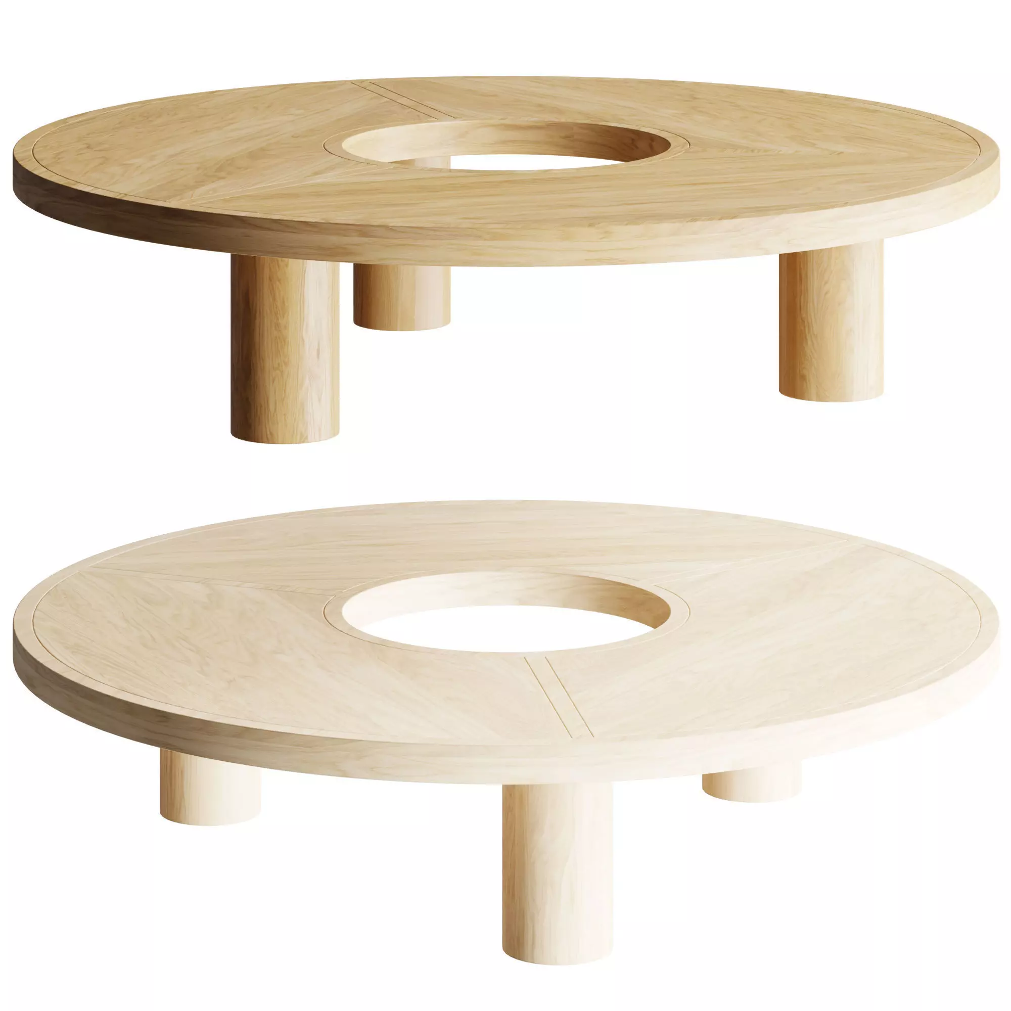 Fan Cocktail Table 3D model_0