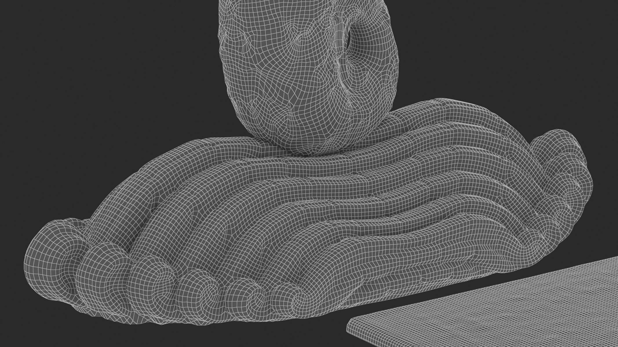 Merlion Fountain Water Spray Big 3D model_16