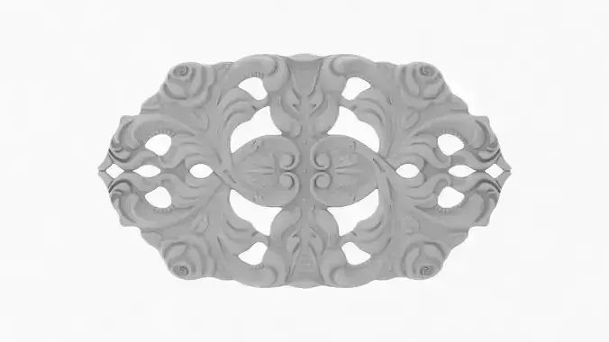 Cartouche Ornament 006 3D model