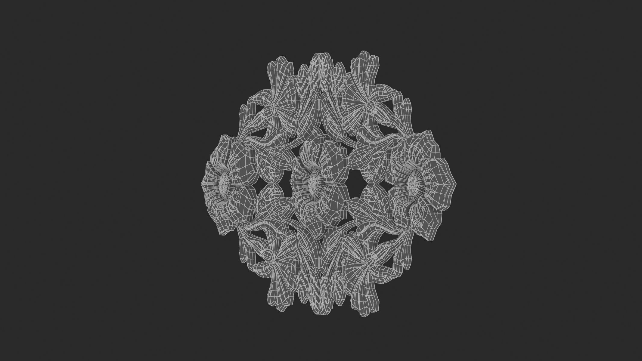 Cartouche Ornament 011 3D model_7
