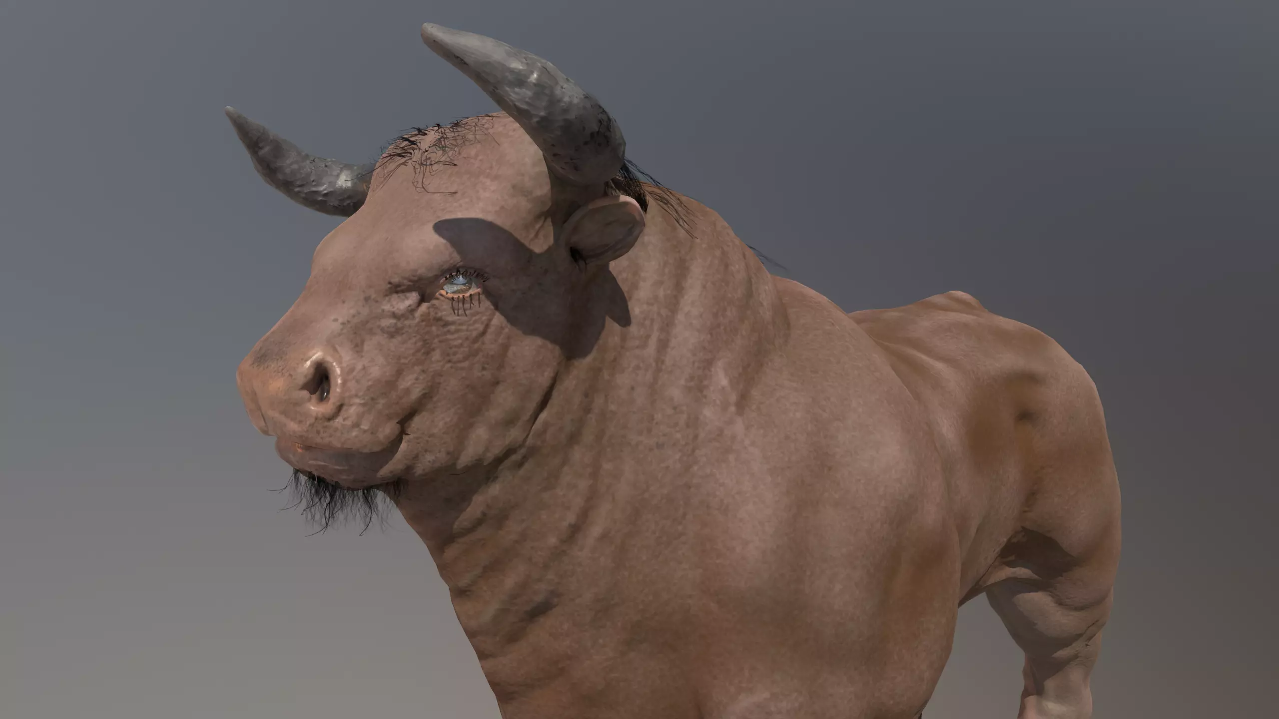 Cretan Bull 3D model_0