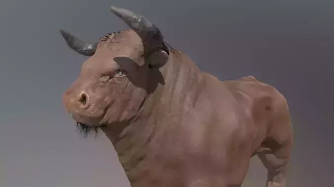 Cretan Bull 3D model