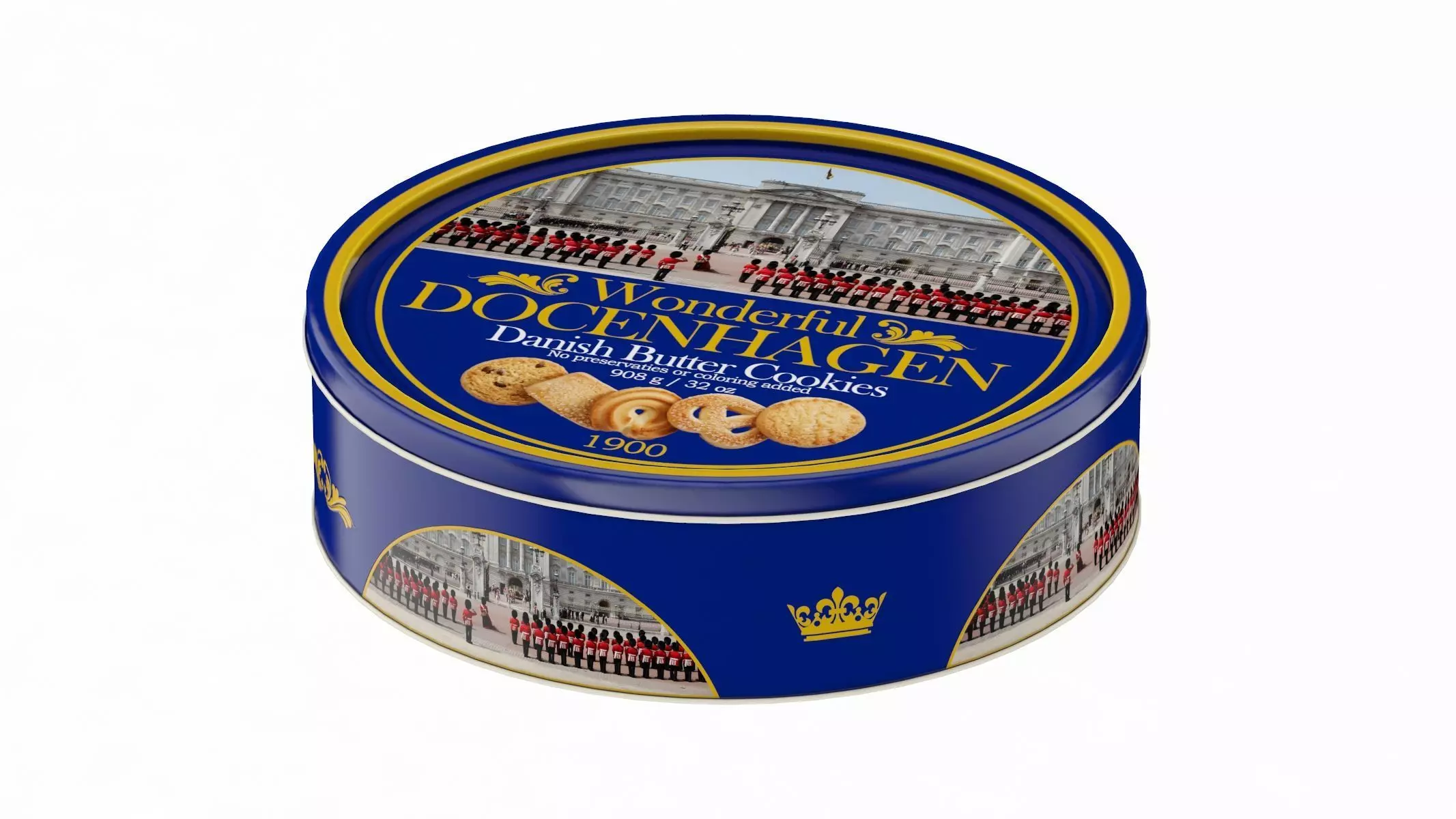 Cookies Biscuit Box Low Poly PBR Realistic Low-poly 3D model_0