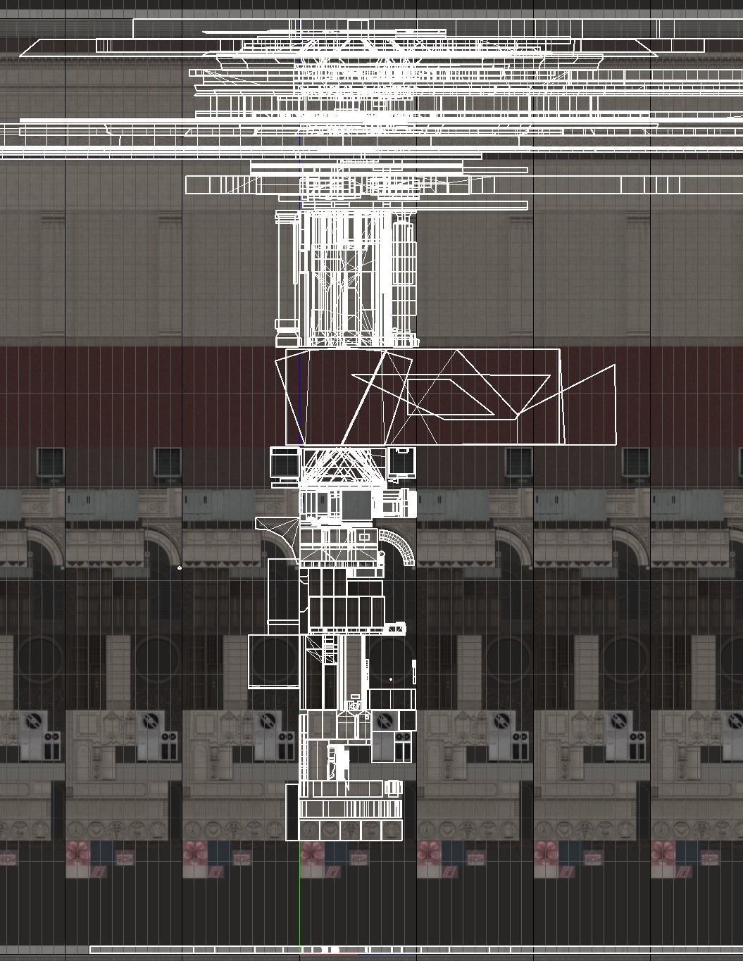 Wako Department Store Low-poly 3D model_6