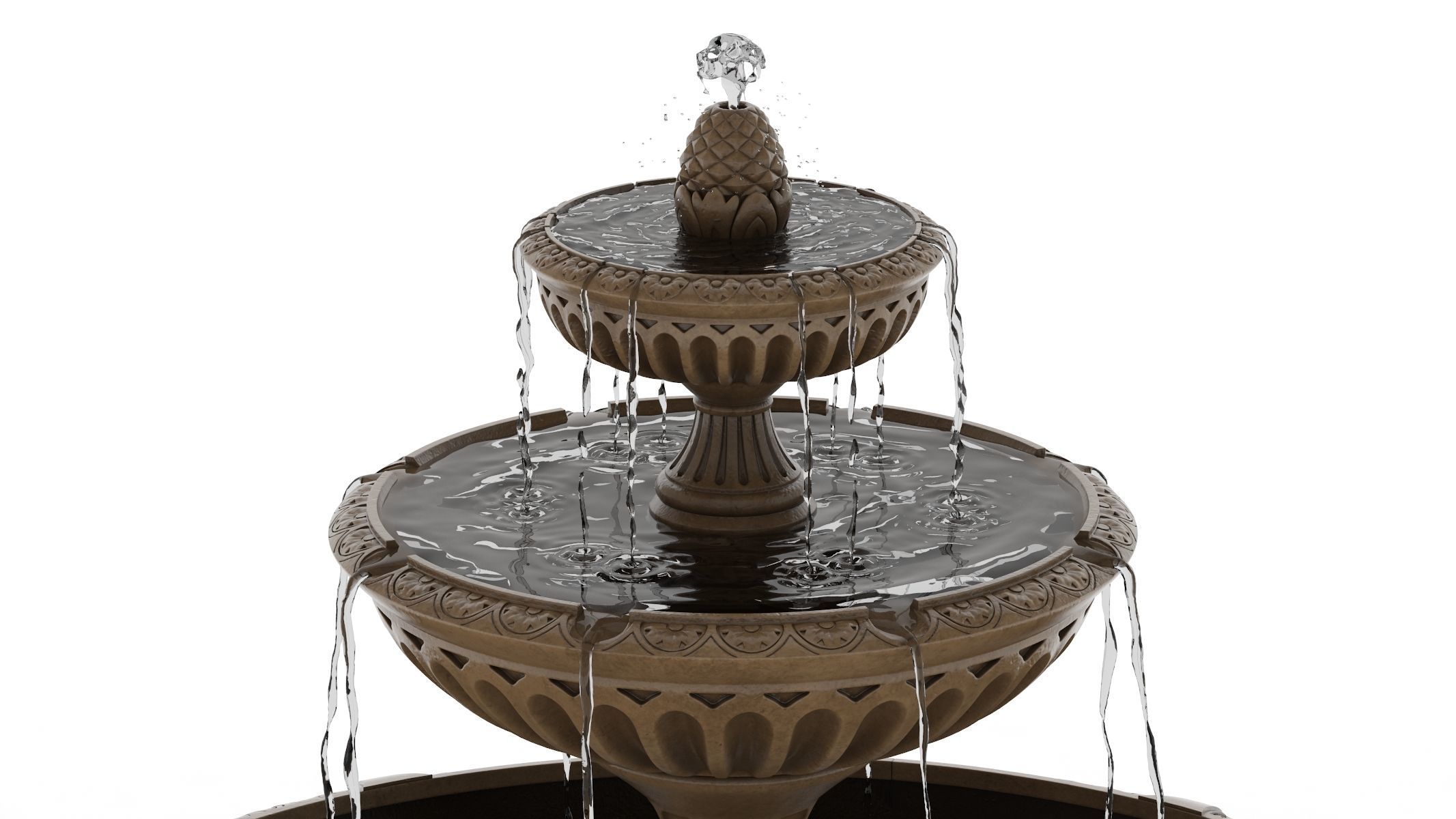 Fountain 05 PBR Realistic Low-poly 3D model_2