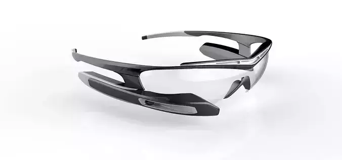 Smart science fiction Glasses 3D print model