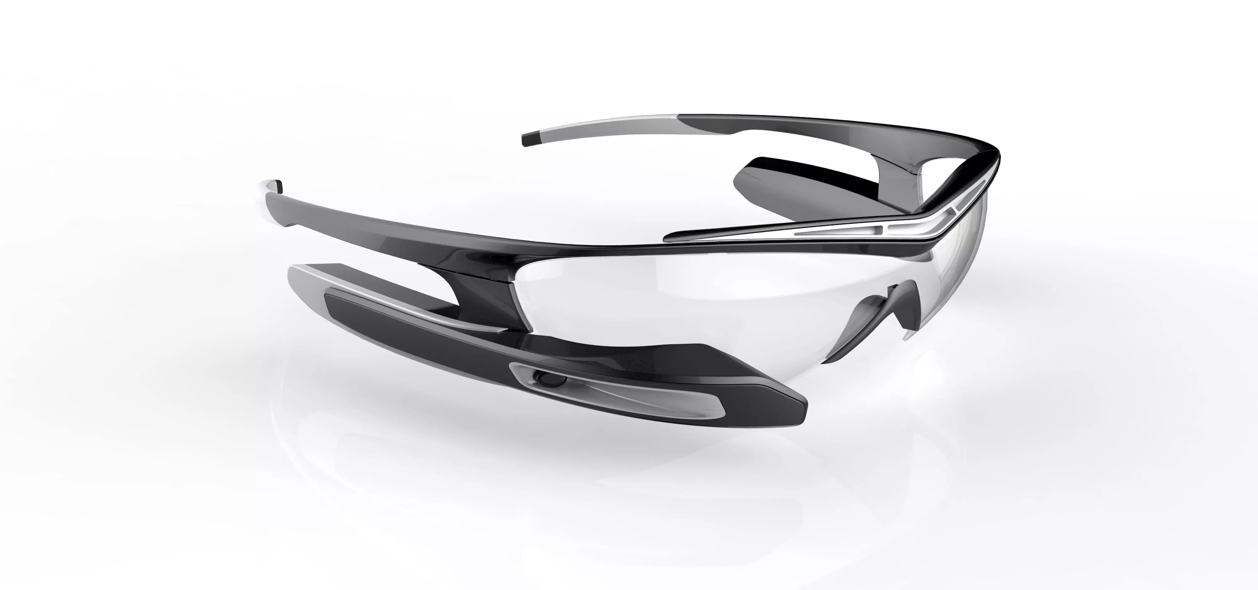 Smart science fiction Glasses 3D print model_0