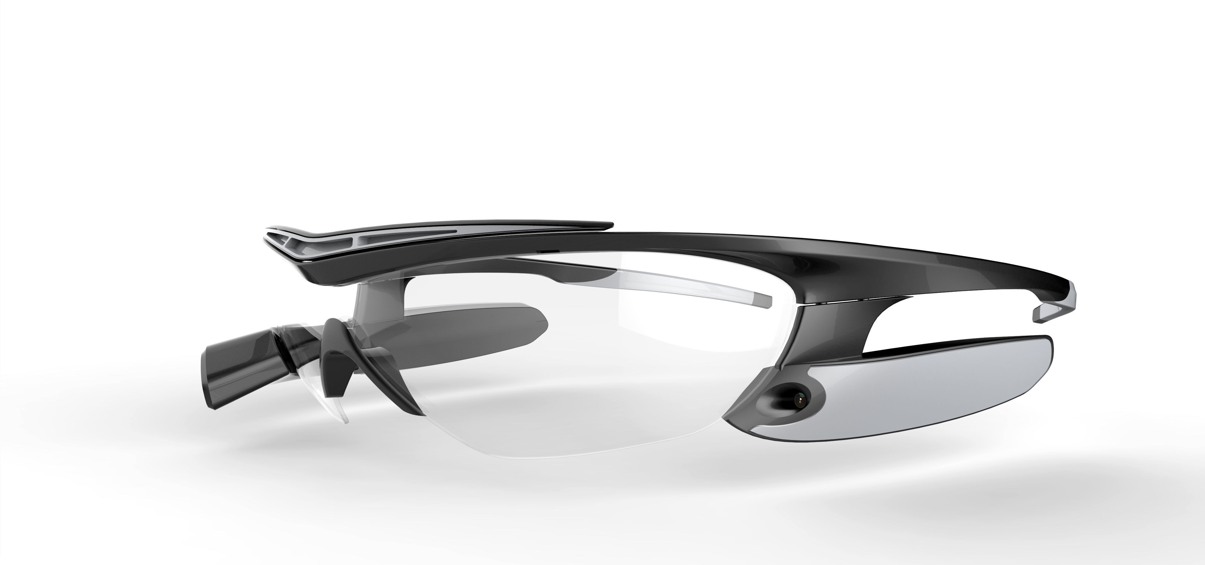 Smart science fiction Glasses 3D print model_3