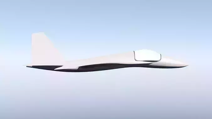 3D model of Fighter Military Jet