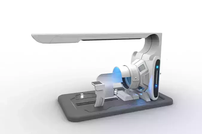 Science fiction lab console 3D print model