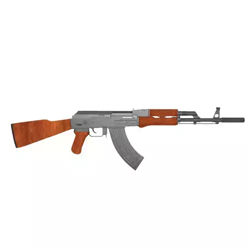 AK-47 Low-poly 3D model