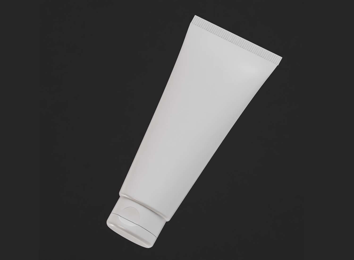Cosmetic tube High quality 3d model Low-poly 3D model_3