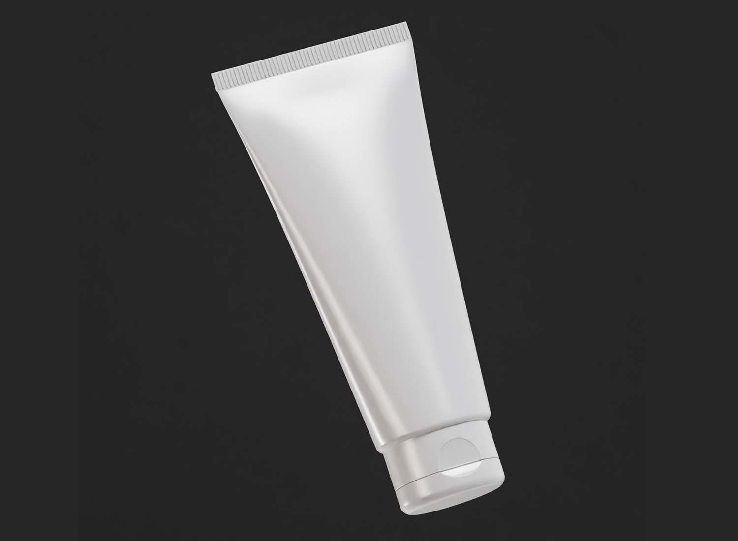 Cosmetic tube High quality 3d model Low-poly 3D model_2