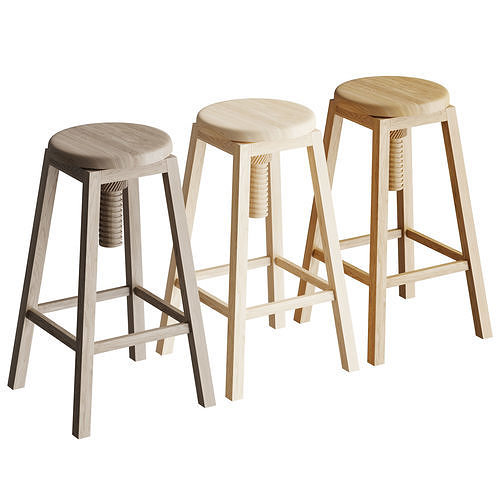 Dale Italia INVITO Stool 3D model