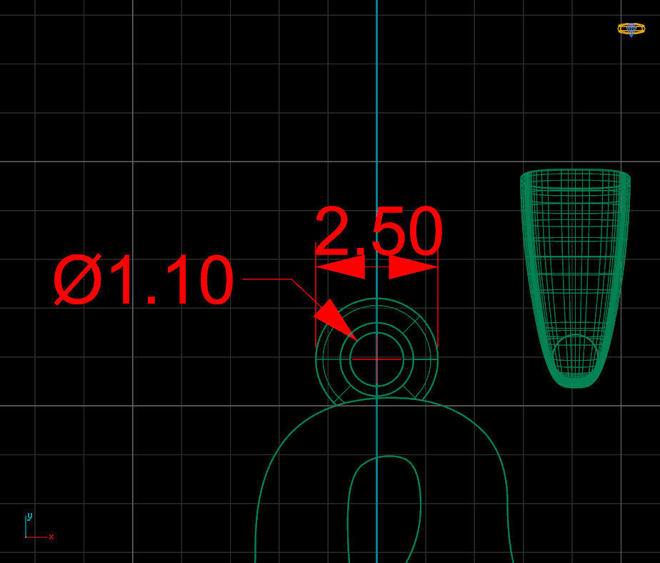 Alphabet Latin Y 3D print model_16