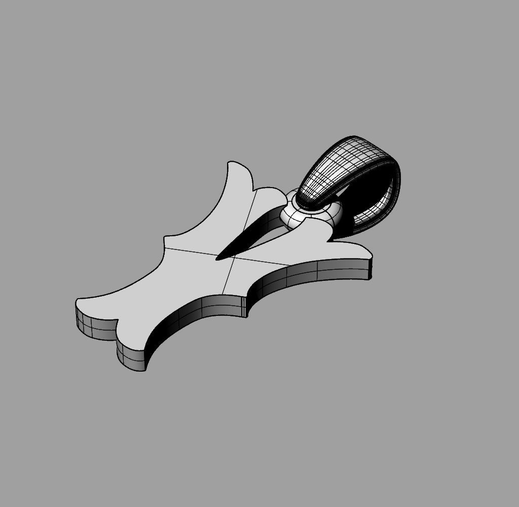 Alphabet Latin Y 3D print model_12