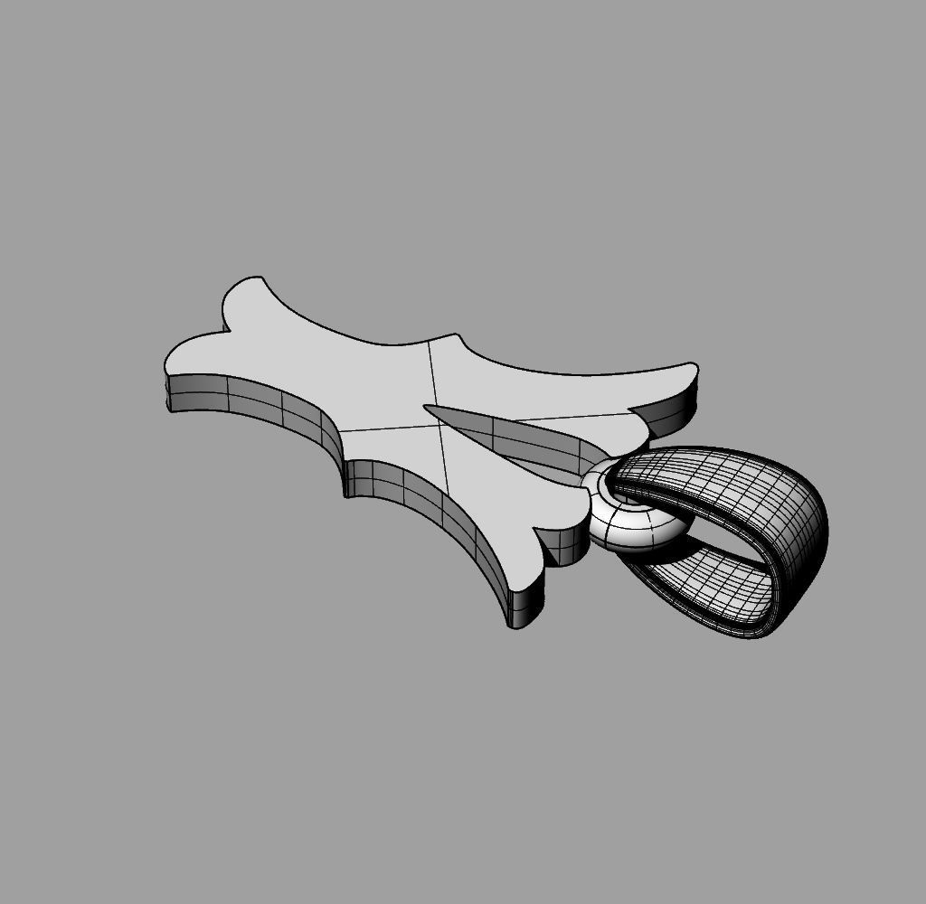 Alphabet Latin Y 3D print model_13