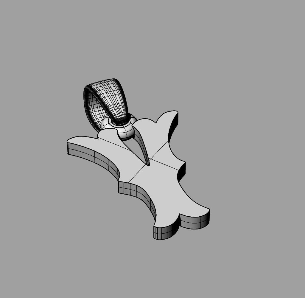 Alphabet Latin Y 3D print model_11